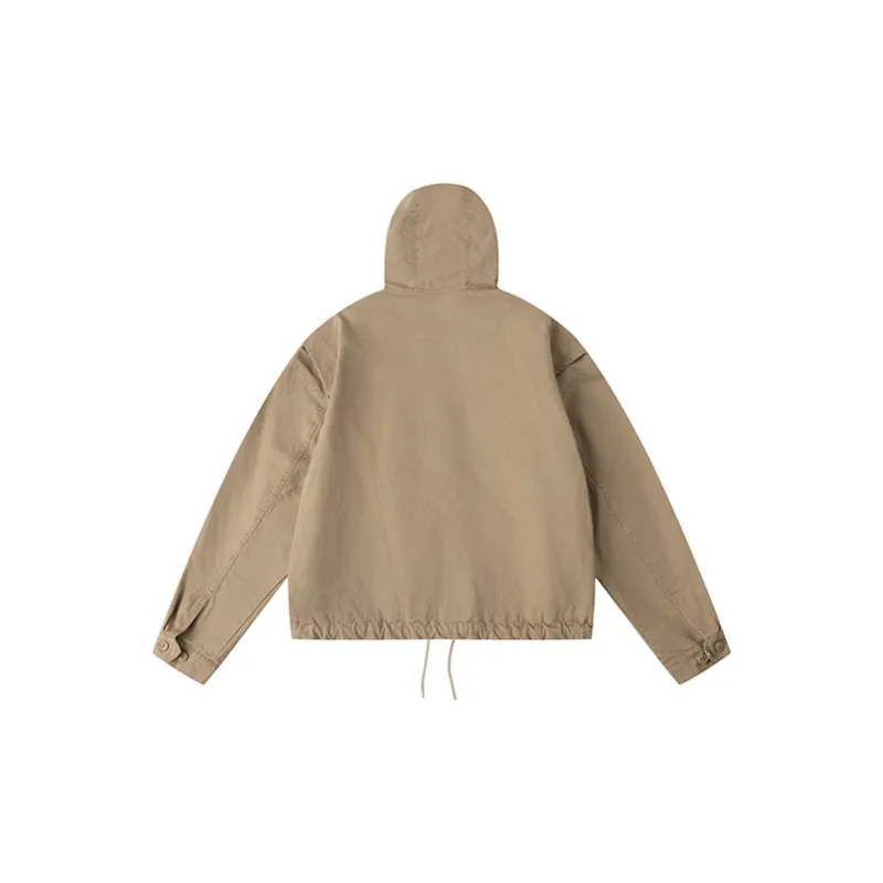 COUNTRY MOMENT Jackets Coats Men's Matte Finish Khaki-1