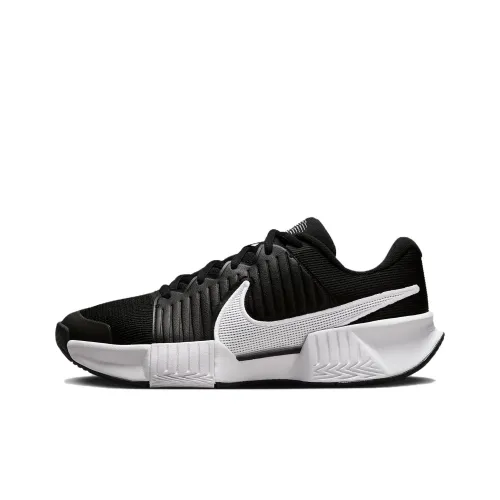 Nike Air Zoom GP Challenge Pro Wear Resistant Low Top Training Shoes Women's Black White