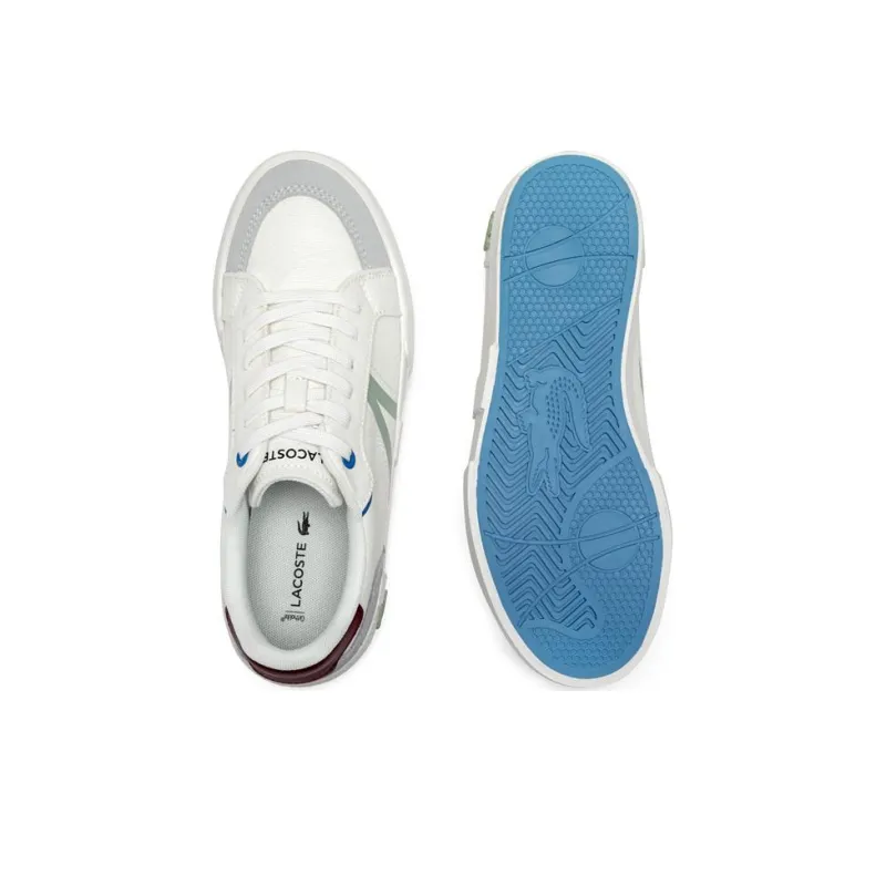 LACOSTE Low Top Skateboard Shoes Women's White-3