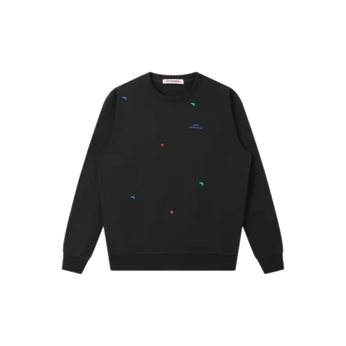 FAIRWHALE Sweatshirts Unisex Black