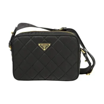 PRADA Nylon Shoulder Bag, Crossbody Bag Women's Black