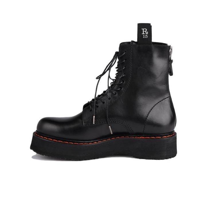 R13 platform combat shops boots