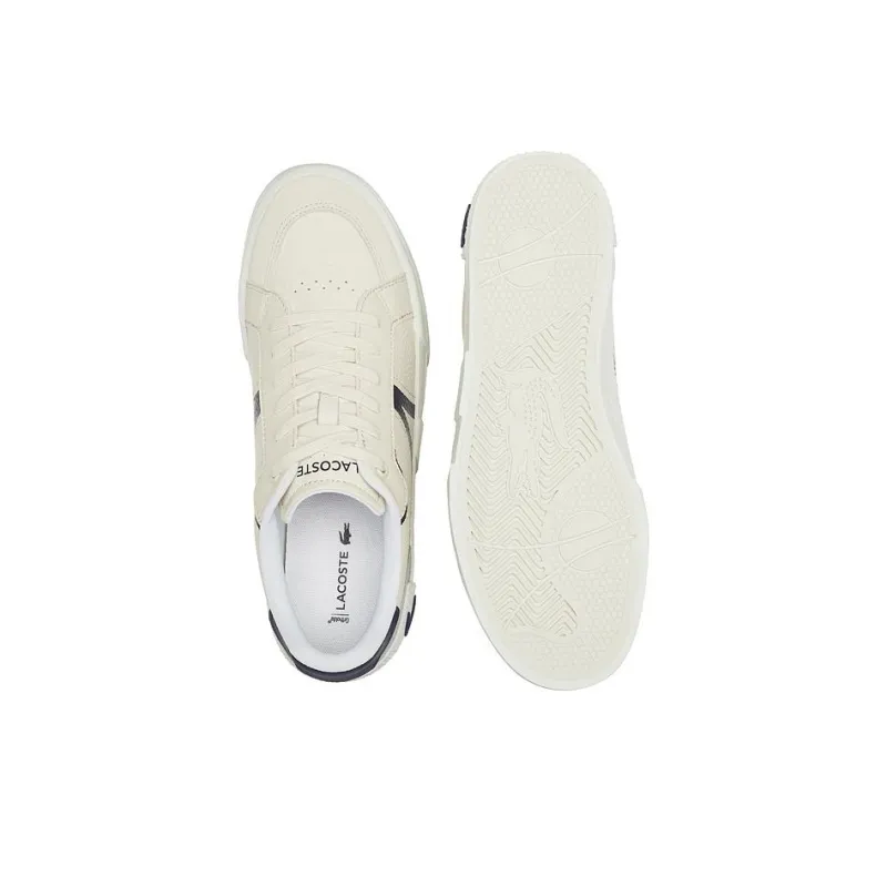 LACOSTE Low Top Skateboard Shoes Men's Beige-2