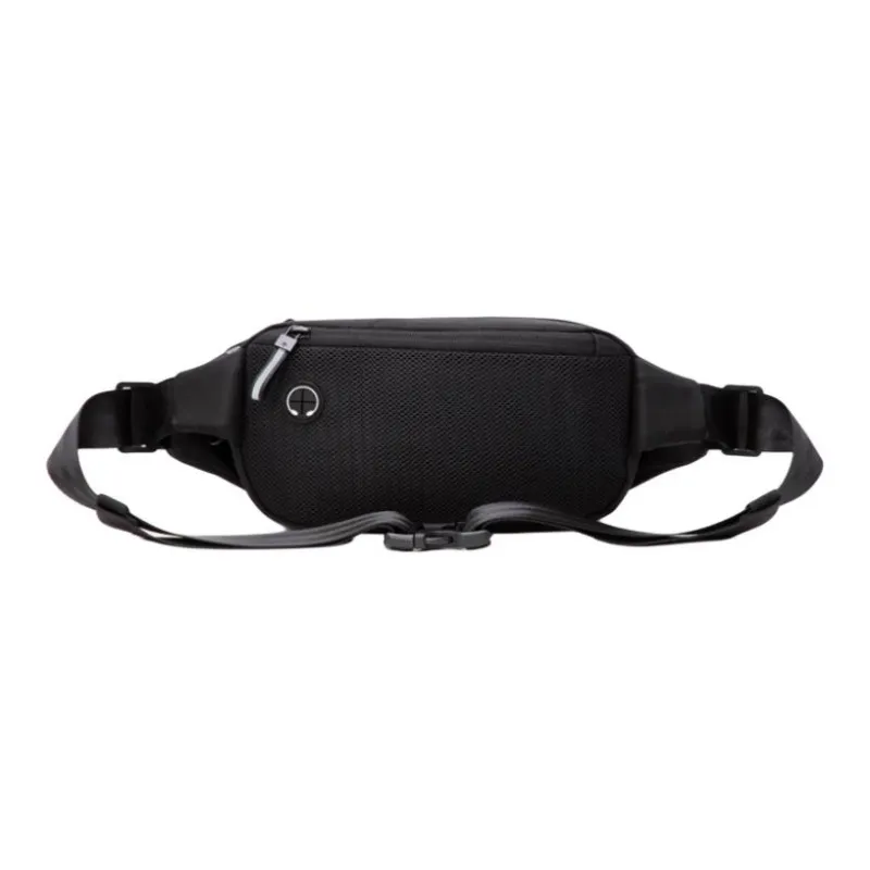 TINYAT Polyester Fanny Pack Small Size Unisex Black/Gray-2