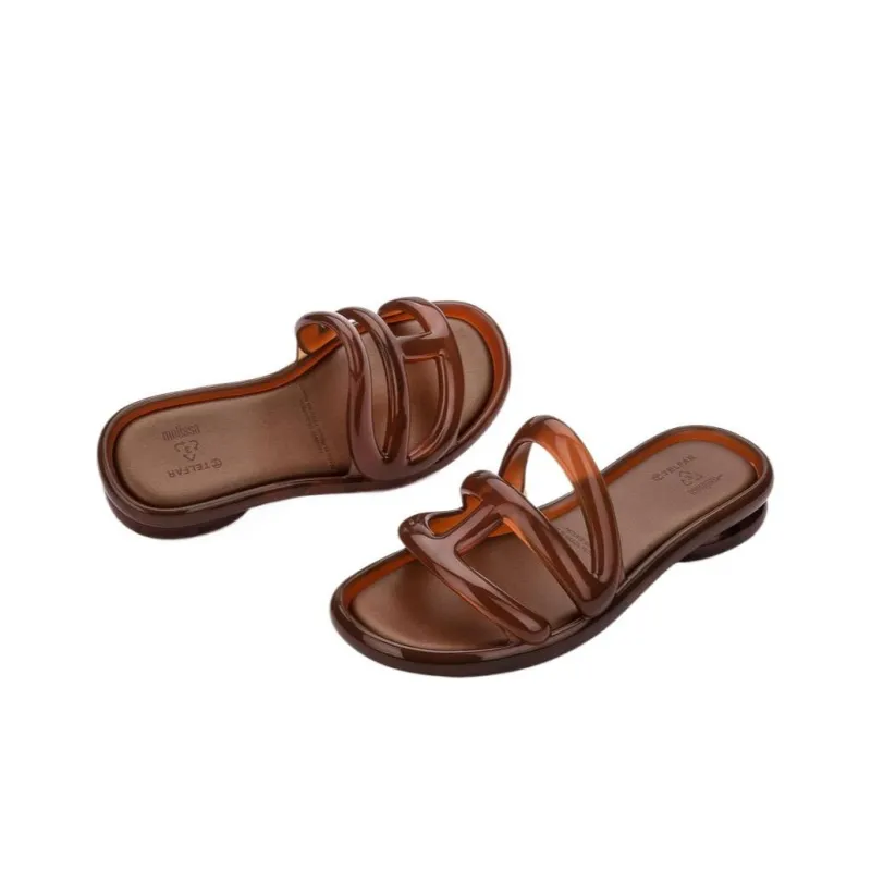 TELFAR x MELISSA Slide Slippers Women's Brown-2