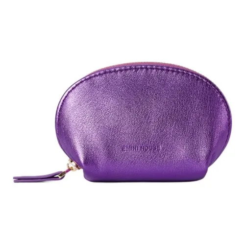 EMNI Coin Purses Metal Purple