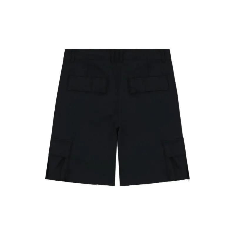 WE11DONE SS24 Cargo Shorts Men's Black-1