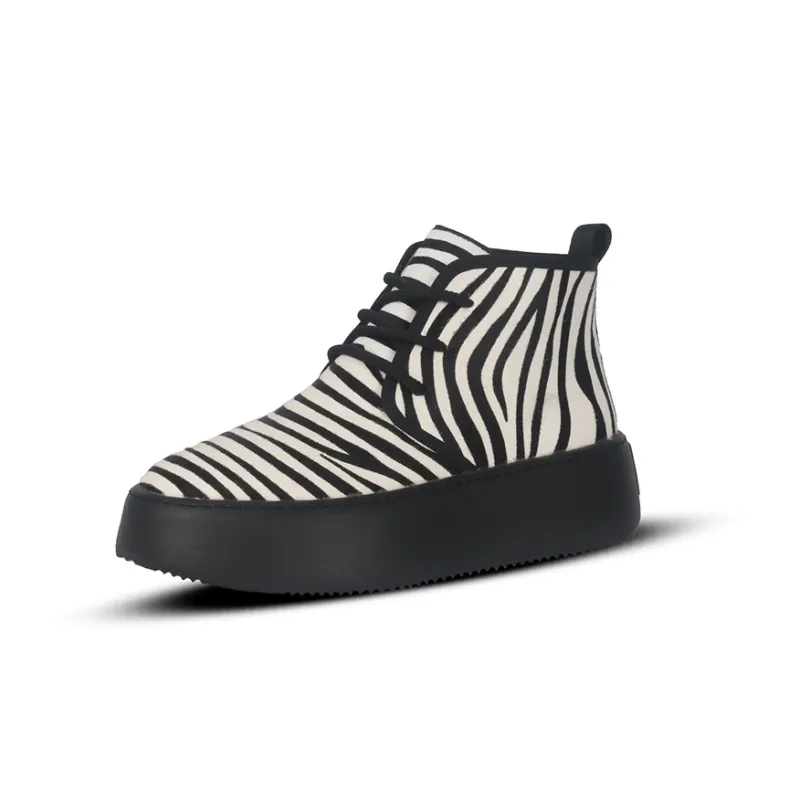 Thai Points Martin Boot Men's Black White-1