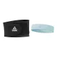 Black Waist Protector Belt with Triple Spring+Two Support Plates+Sky Blue Sports Headband