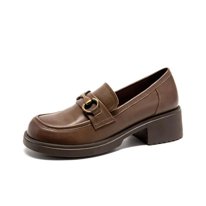 Satchi Loafers Women's Black/Coffee-3