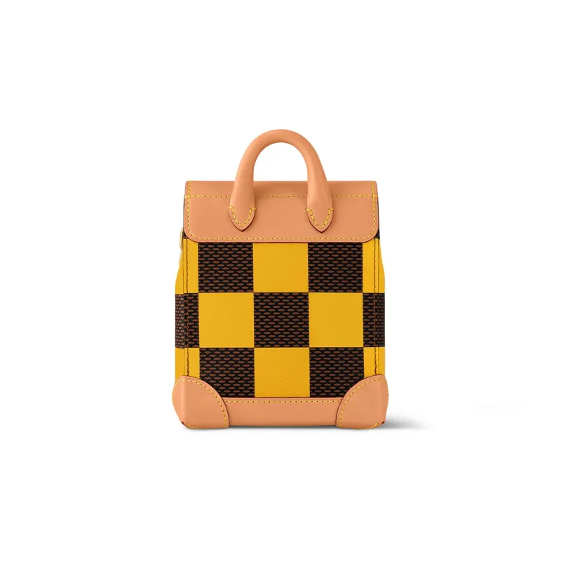LOUIS VUITTON Nano Steamer Damier Pop Yellow-2