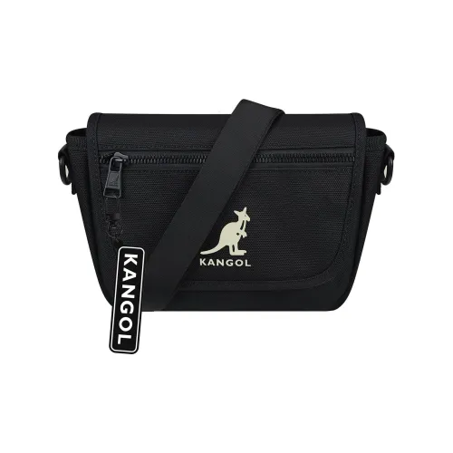 KANGOL Polyester Handbag Shoulder Bag Crossbody Bag Mini Unisex Black