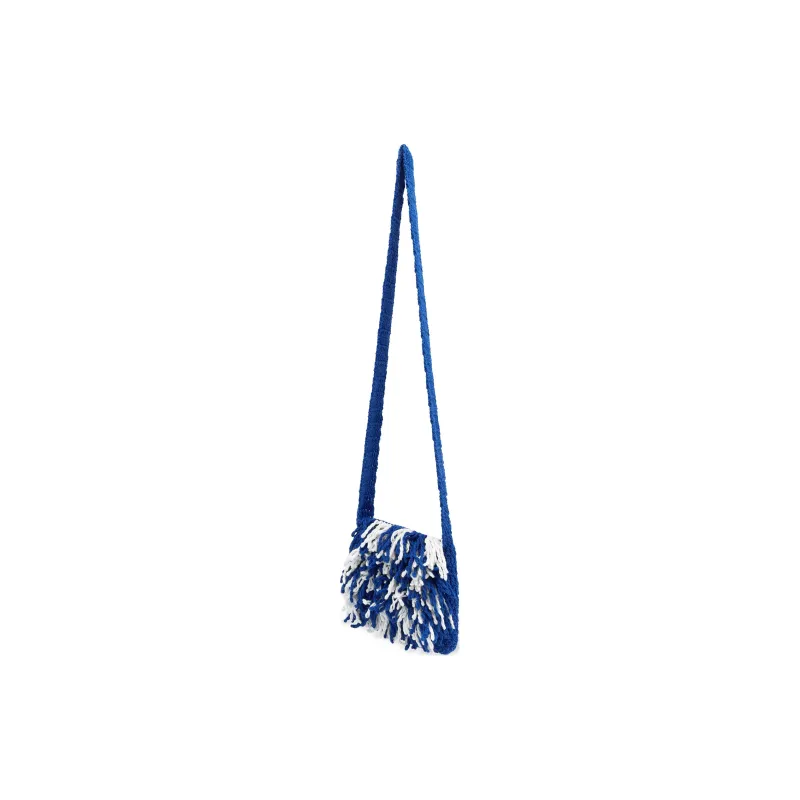 ADER ERROR Cotton Handheld Crossbody Bag, Shoulder Bag Mini Unisex Blue-1