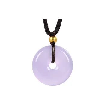 Cuiya Golden Building Agate Jade Necklaces Unisex