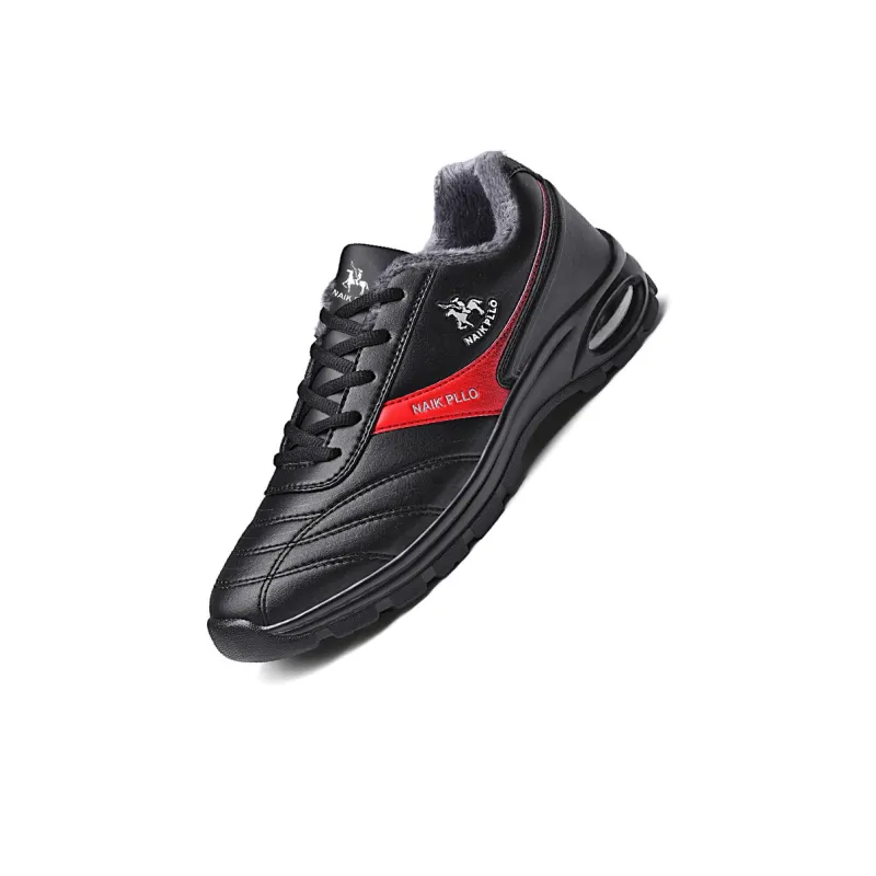 NAIKPLLO Slip-Resistant Water-Resistant Warm Low-Top Running Shoes Men's-1