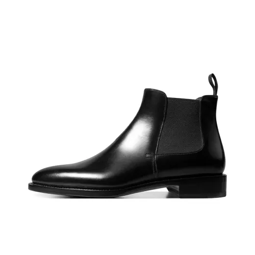 THOM WILLS Chelsea Boots Men Black