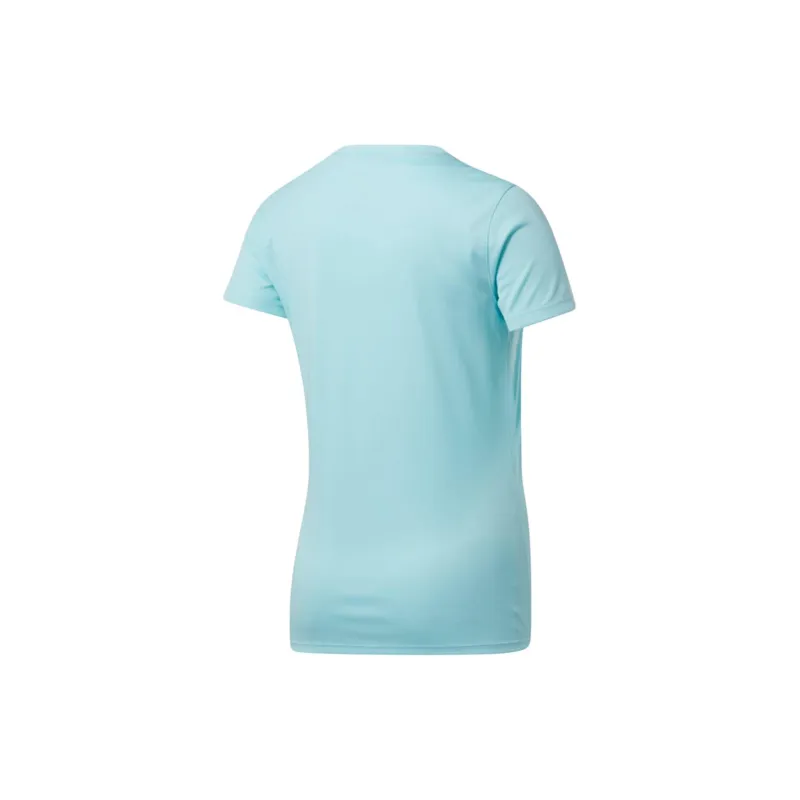 Reebok Re Basic Ss Tee T-Shirt Women's Light Blue-1