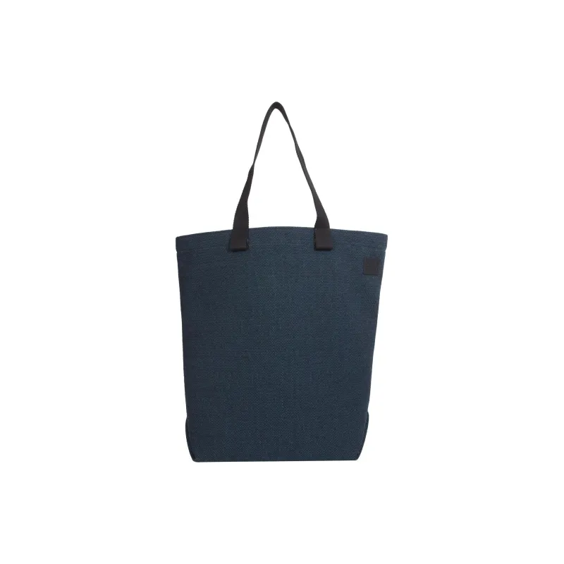 Il Bisonte Cotton Tote Bag Shopping Bag Handbag Shoulder Bag Women's Denim Blue-2