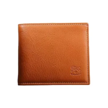 Il Bisonte Leather Wallet Unisex Brown