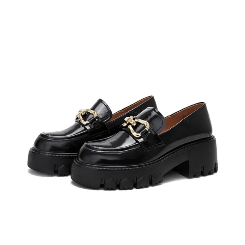 Satchi Loafers Women's Black-1