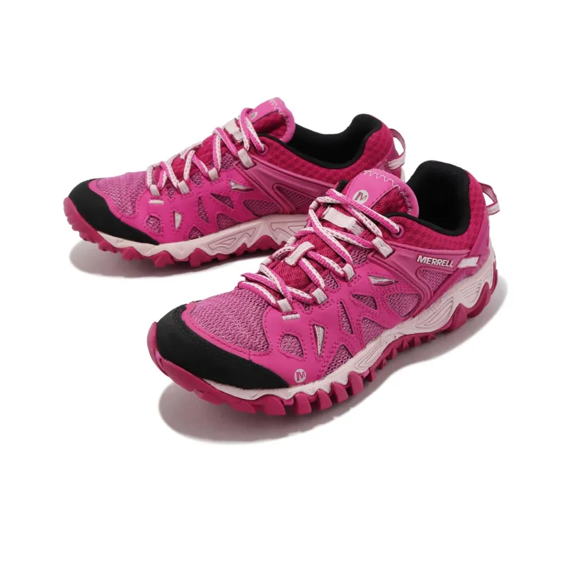 MERRELL All Out Blaze Aero Sport Durable Breathable Low-Top Outdoor Shoes Women's Pink-3
