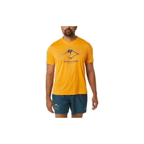 Asics FUJITRAIL T-Shirts Men Yellow