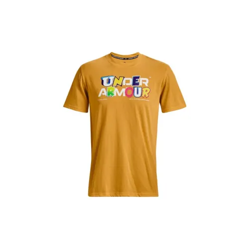 Under Armour T-Shirts Men Orange