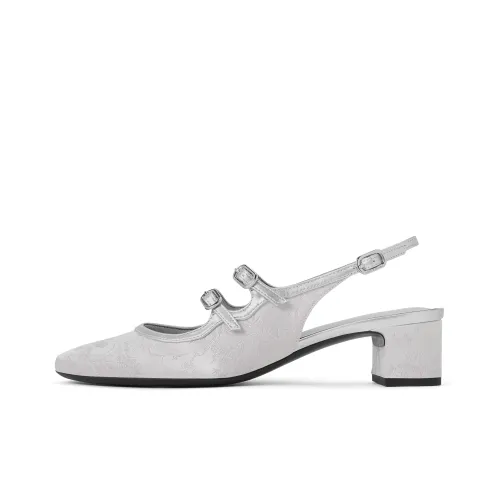 CHARLES&KEITH Small Ck Chinese Style New Chinese Style Strap Sandals Chunky Heel Women's Multicolor