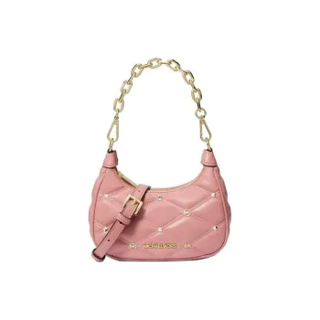 MICHAEL KORS Polyurethane With Polyester Portable Crossbody Bag, Shoulder Bag Women's Light Pink