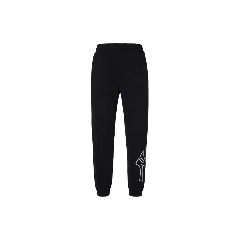 MLB New York Yankees Knitted Sweatpants Unisex Black-1