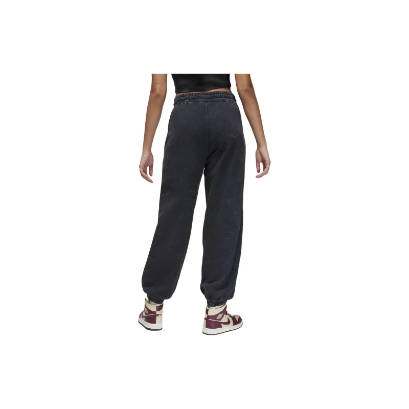 Jordan Flight Fleece Knitted Sweatpants Women's Black-1