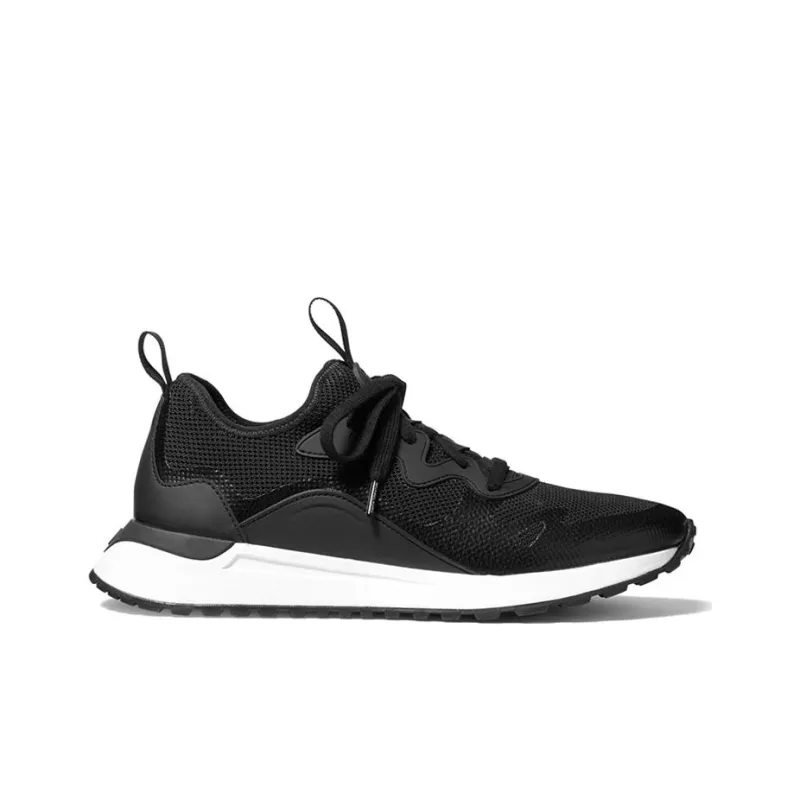 MICHAEL KORS Nolan Cushioning, Slip Resistant, And Abrasion Resistant Low Top Casual Shoes Men's Black-1