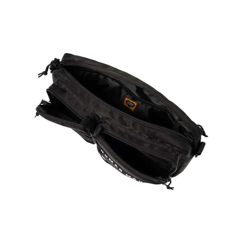HUMAN MADE Nylon One Shoulder Handbag, Crossbody Bag Tubas Unisex Black-1