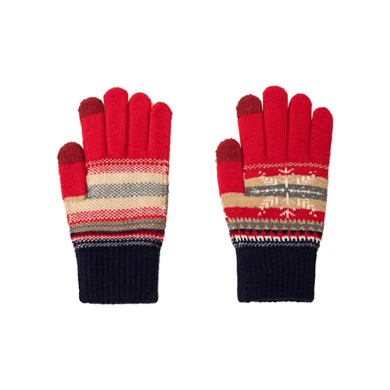 BAIJUAN Knit Gloves Unisex-0