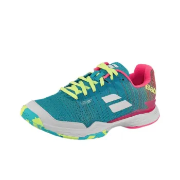 Babolat Cushioning Slip Resistant Low Top Tennis Shoes Women's Blue