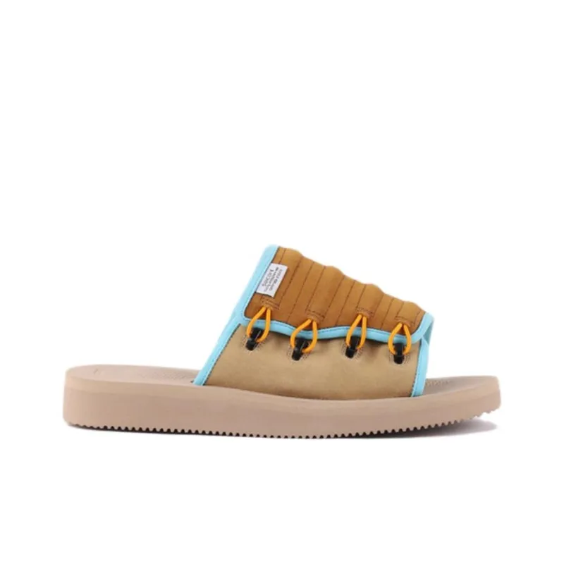 Suicoke Slide Slippers Men's Brown-1