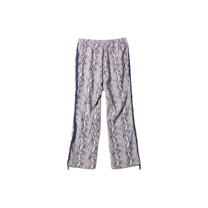 Needles Snakeskin-print Fringed Trousers-2