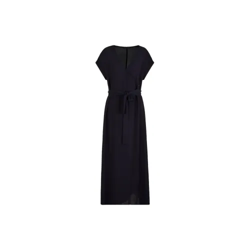 ARMANI EXCHANGE Short-Sleeved Dresses Women's Dark Blue