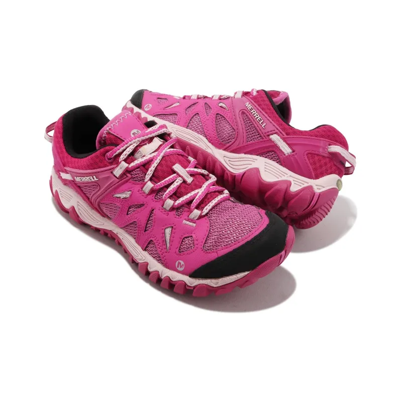 MERRELL All Out Blaze Aero Sport Durable Breathable Low-Top Outdoor Shoes Women's Pink-4