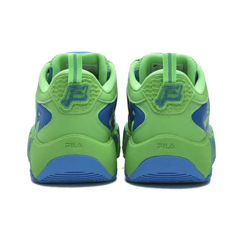 FILA MELT Low-Top Skateboard Shoes Women's Blue Green-3