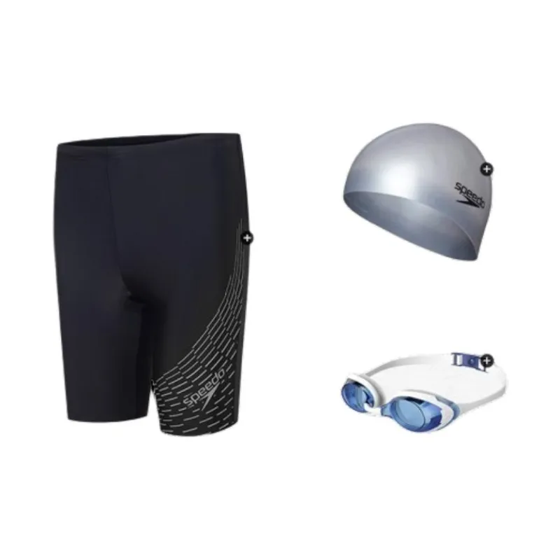 Speedo Swimming Sets Elastane Fabric With Silicone Pool Men's-3