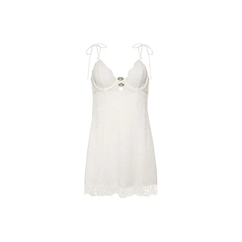 Victoria's Secret x AIYUNINGMENG Nightgown Women's White-0