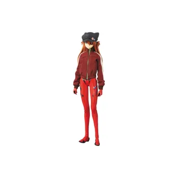 Medicom Toy Asuka Langley Soryu WF Limited RAH New Theater Edition Q Sports Shirt, Casual Wear Scale Figures