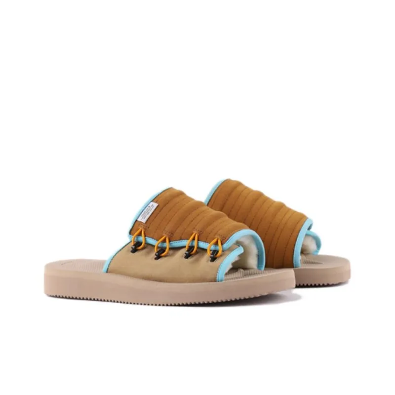 Suicoke Slide Slippers Men's Brown-2