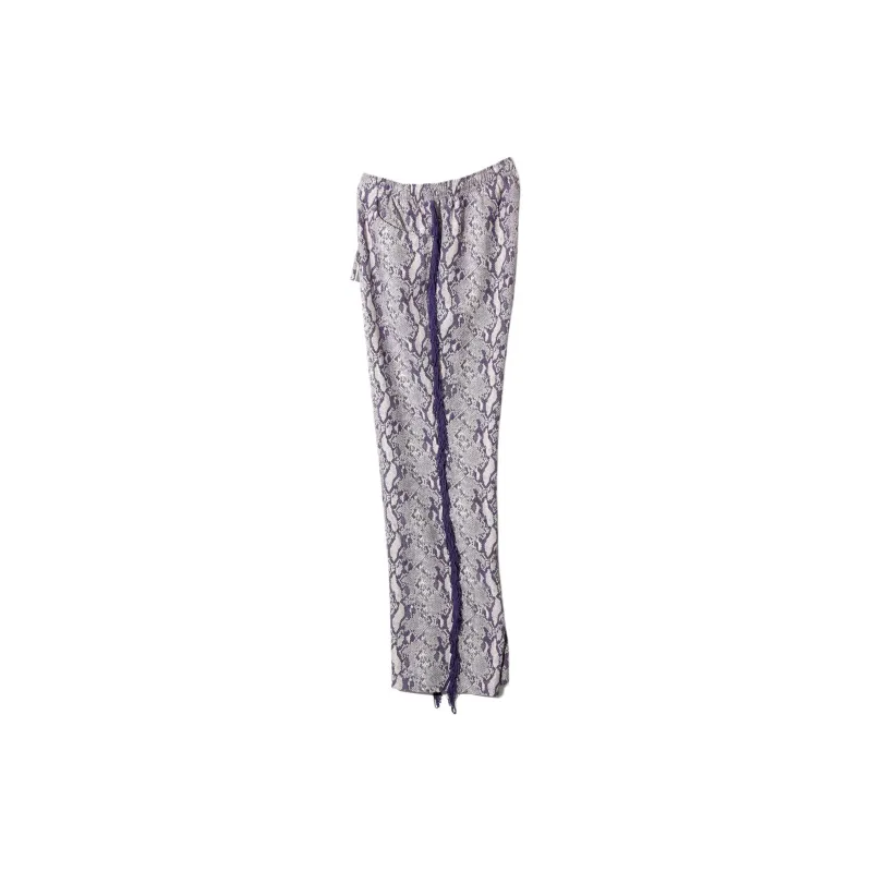 Needles Snakeskin-print Fringed Trousers-1