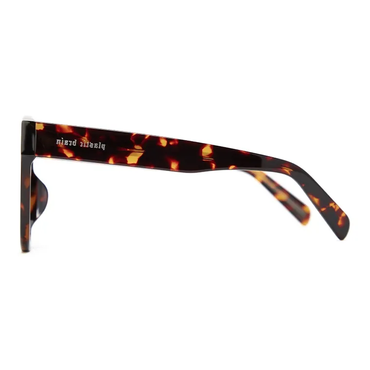 PLASTIC BRAIN Square Sunglasses Unisex-8