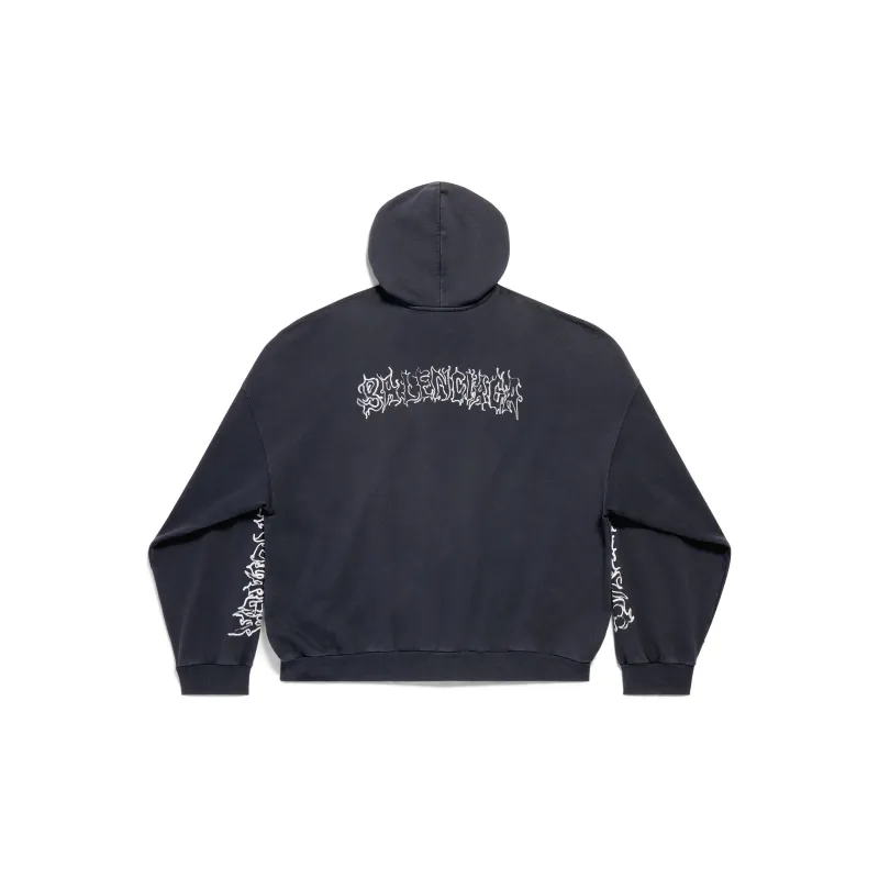 Balenciaga Logo-print Hoodie-1