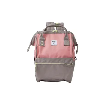 Anello Polyester Backpack Unisex Pink & Gray