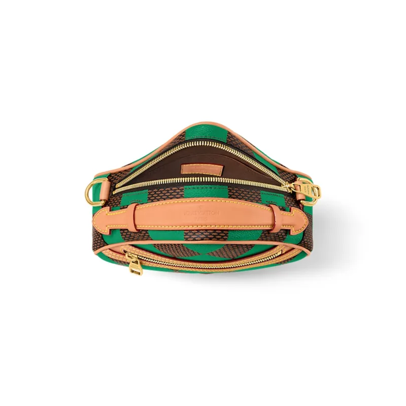 LOUIS VUITTON Chess Messenger Bag Damier Pop Green-3