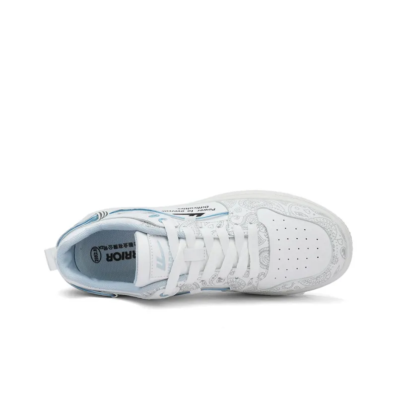 WARRIOR Skateboard Shoes Unisex High Top Gray/Blue-31